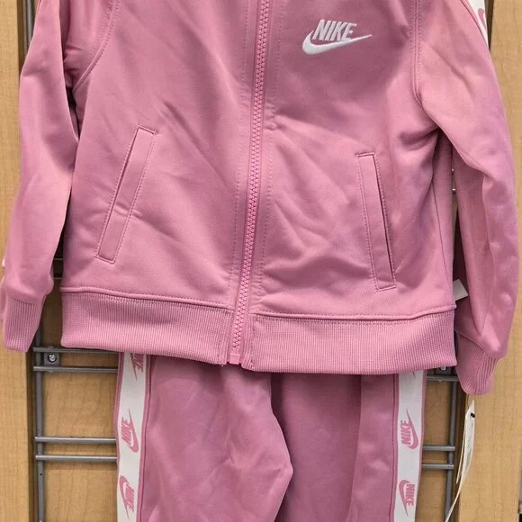 Nike 2pc toddler girl sweat set 2t 3t Pink - Picture 2 of 3